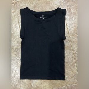 Zenana Black Sleeveless Tank Top - S/M
